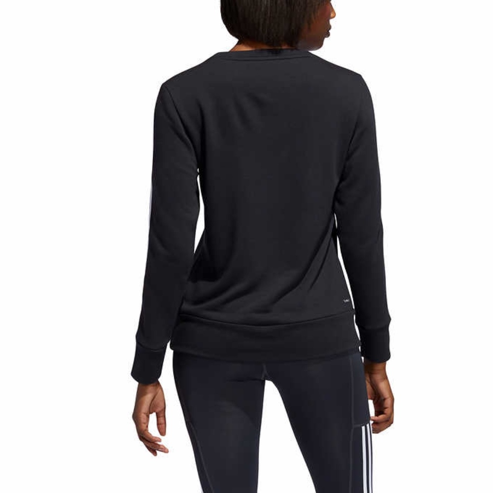 Adidas Women's Crewneck Sweatshirt - Black - Picture 2 of 4